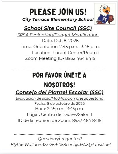 SSC October Flyer